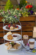 traditional afternoon tea on the terrace or in the Hideaway