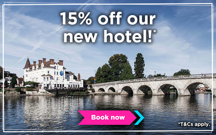 GET 15% OFF³ STAYS AT THE THAMES RIVIERA HOTEL, SURE HOTEL COLLECTION BY BEST WESTERN!