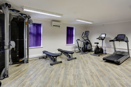 Gym at the Malvern View Spa