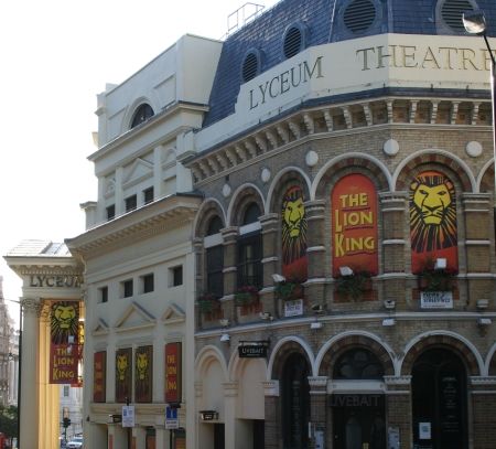 Lion king at the Lyceum Theatre