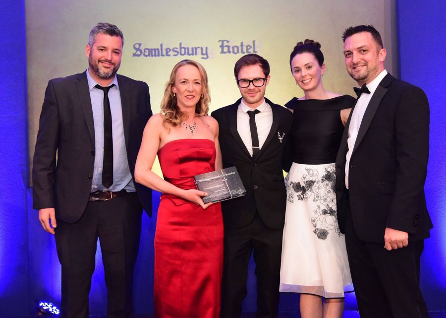 Hotel general manager Hayley Lane alongside the Best Western Plus Samlesbury Hotel team Hotel general manager Hayley Lane alongside the Best Western Plus Samlesbury Hotel team