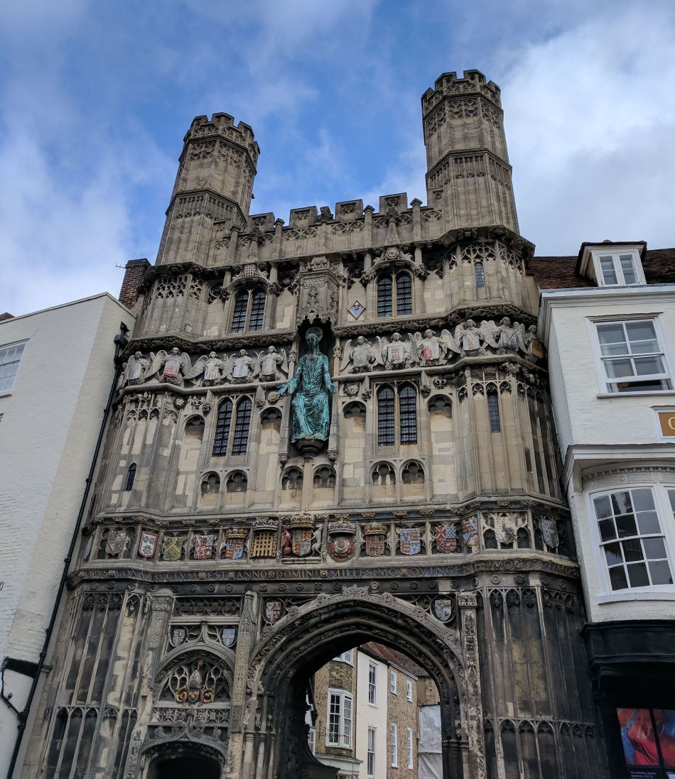 Entrance to Canterbury Cathedral