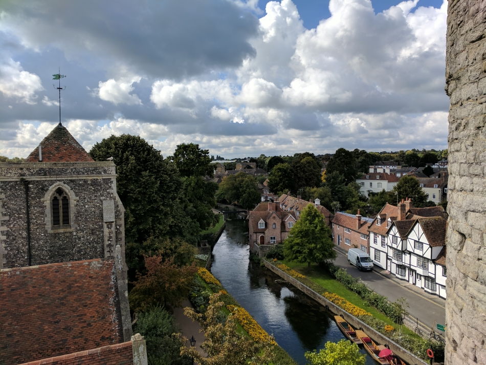 View of the River Stour from Westgate Tower