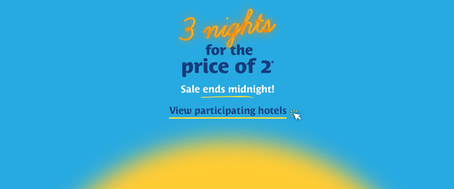 3 for 2 stays