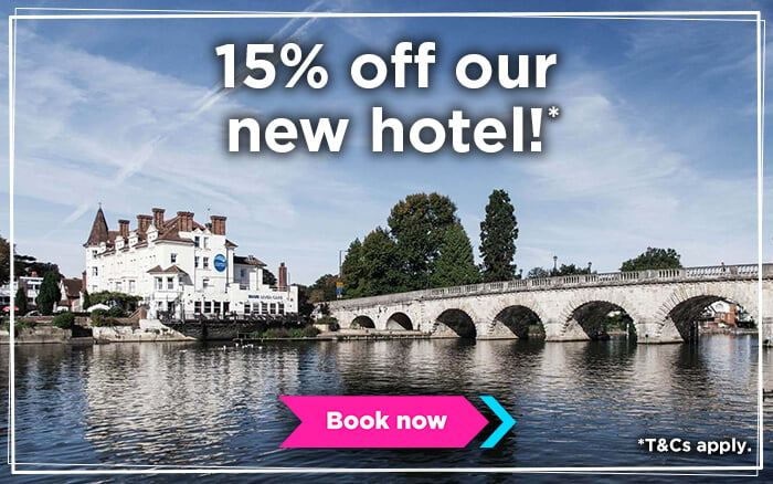GET 15% OFF³ STAYS AT THE THAMES RIVIERA HOTEL, SURE HOTEL COLLECTION BY BEST WESTERN!